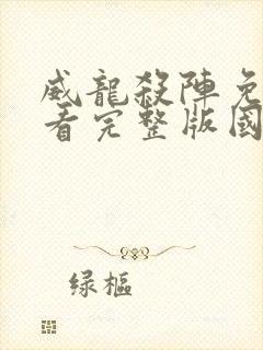 威龙杀阵免费观看完整版国语高清在线