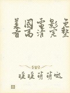 美国电影免费观看高清完整版在线观封面