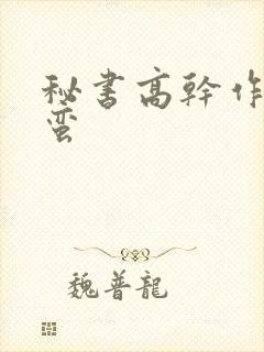 秘书高干作者阿蛮