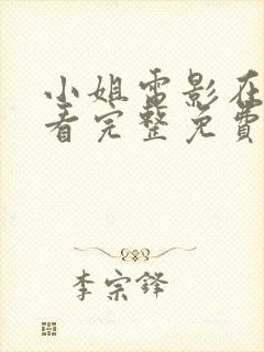 小姐电影在线观看完整免费高清