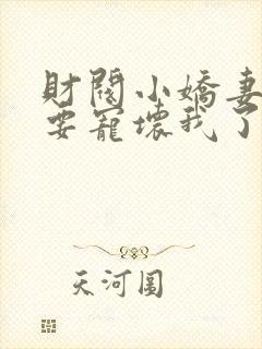 财阀小娇妻叔你要宠坏我了