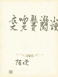 夜吻悬溺小说全文免费阅读