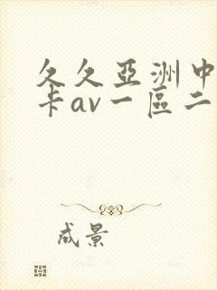 久久亚洲中文不卡av一区二区