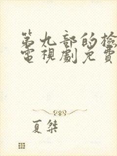 第九部的检察官电视剧免费观看