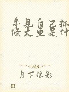 梦见自己抓到两条大鱼是什么征兆