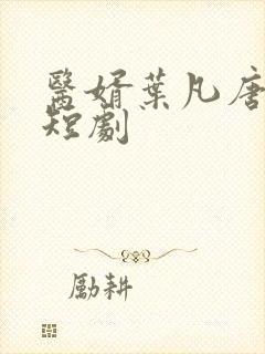 医婿叶凡唐若雪短剧封面