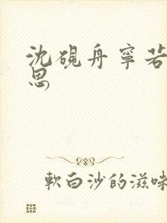 沈砚舟宁若曦黎思