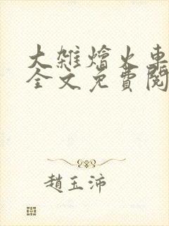 大杂烩火车小说全文免费阅读