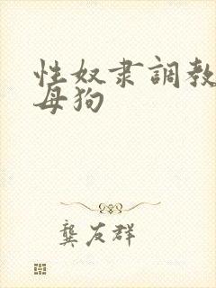 性奴隶调教人妻母狗封面