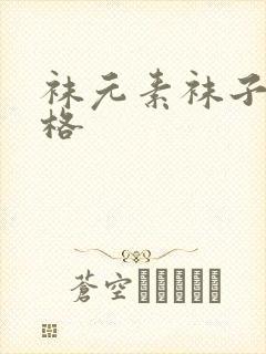 袜元素袜子的价格封面