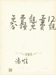 免费观看120分钟免费观看电视剧全集封面