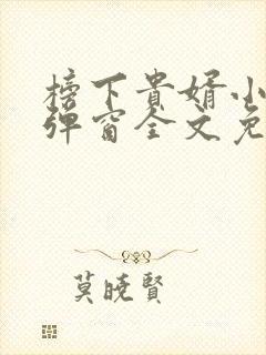 榜下贵婿小说无弹窗全文免费阅读