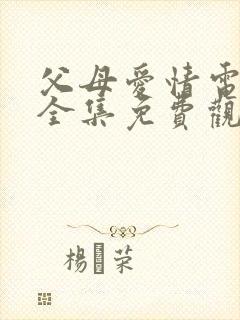 父母爱情电视剧全集免费观看高清