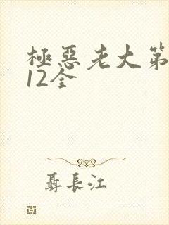 极恶老大第3季12全封面