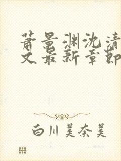 萧景渊沈清辞全文最新章节免费阅读