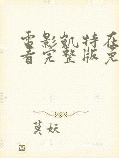 电影凯特在线观看完整版免费高清