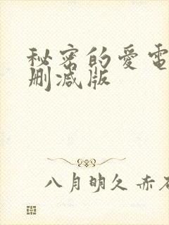 秘密的爱电影未删减版