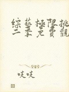 综艺极限挑战第二季免费观看