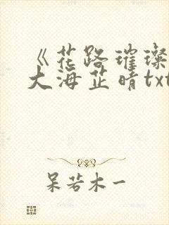 《花路璀璨》王大海芷晴txt免费阅读封面