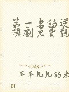 第一名的逆袭电视剧免费观看全集