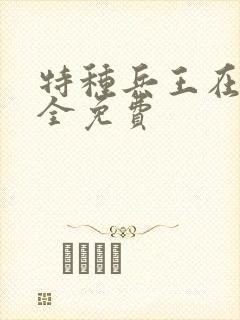 特种兵王在山村全免费封面