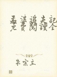 孟婆追夫记小说免费阅读全文封面