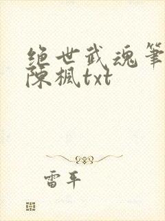 绝世武魂笔趣阁陈枫txt