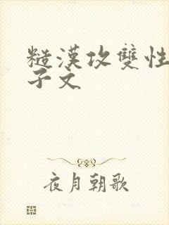 糙汉攻双性受生子文