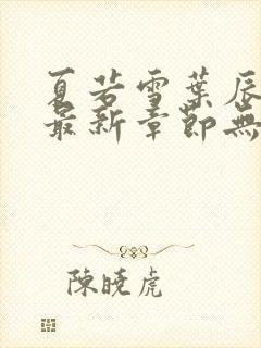 夏若雪叶辰孙怡最新章节无弹窗免费阅读全文封面