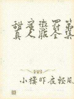 甜蜜惩罚第二季真人版全集台词完整