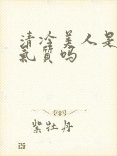 清冷美人是顶级气质吗