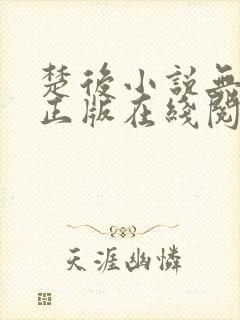 楚后小说无删减正版在线阅读封面