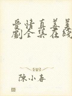 爱情真善美电视剧全集在线观看免