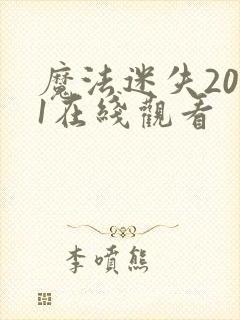 魔法迷失2011在线观看封面