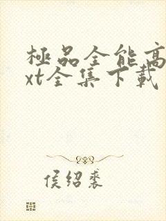 极品全能高手txt全集下载完整版