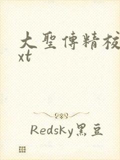 大圣传精校版txt