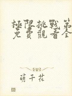 极限挑战第4季免费观看全集