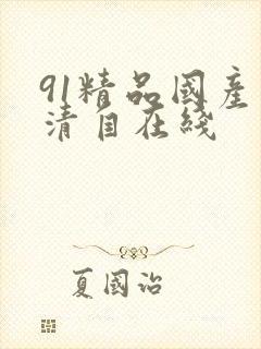 91精品国产高清自在线