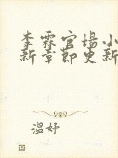 李霖官场小说最新章节更新