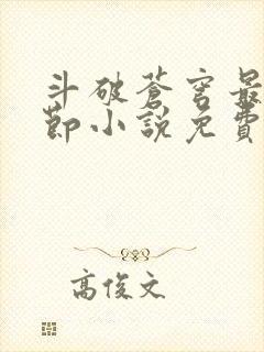 斗破苍穹最新章节小说免费阅读