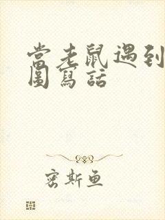 当老鼠遇到猫看图写话