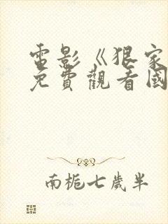 电影《狠家伙》免费观看国语