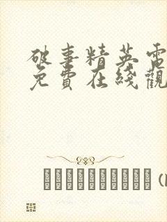 破事精英电视剧免费在线观看全集