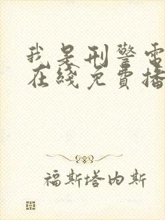 我是刑警电视剧在线免费播放封面