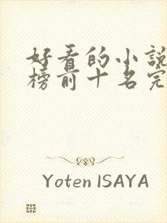 好看的小说排行榜前十名完结