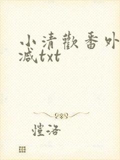 小清欢番外未删减txt