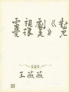 电视剧《对你的爱很美》免费观看