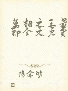 万相之王最新章节全文免费阅读