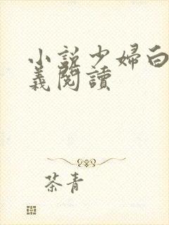 小说少妇白洁高义阅读封面