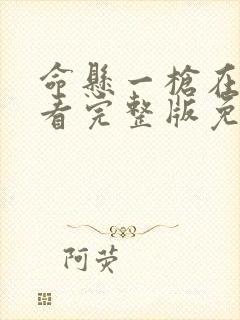 命悬一枪在线观看完整版免费播放